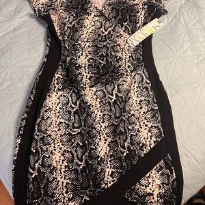 Animal print dress